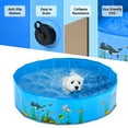 thumbnail image 4 of Yescom Foldable Pet Swimming Pool Anti-slip PVC Portable Bath Tub for Dog Cat Outdoor, 4 of 9