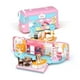 thumbnail image 1 of MITCIEN Juego de casa de muñecas, kit de juguete portátil para caravana, autocaravana, autobús con pequeños bichos, muñecas de conejito, mini casa de campo, juguetes familiares para acampar para niños, 1 of 5