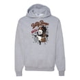 thumbnail image 1 of Wild Bobby, Biker Betty Boop Wild One MC Motorcycle Betty Boop Unisex Hoodie Sweatshirt, Heather Grey, 3X-Large, 1 of 5