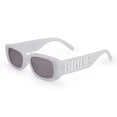 thumbnail image 1 of Gafas de sol xo, Fetti Bride White Marble con logotipo Silver Bride, 1 of 7
