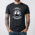 thumbnail image 1 of Nouveau T-Shirt Humoristique Rétro Vintage à Limitation de Ronald Reagan et I Smell Commies, 1 of 4