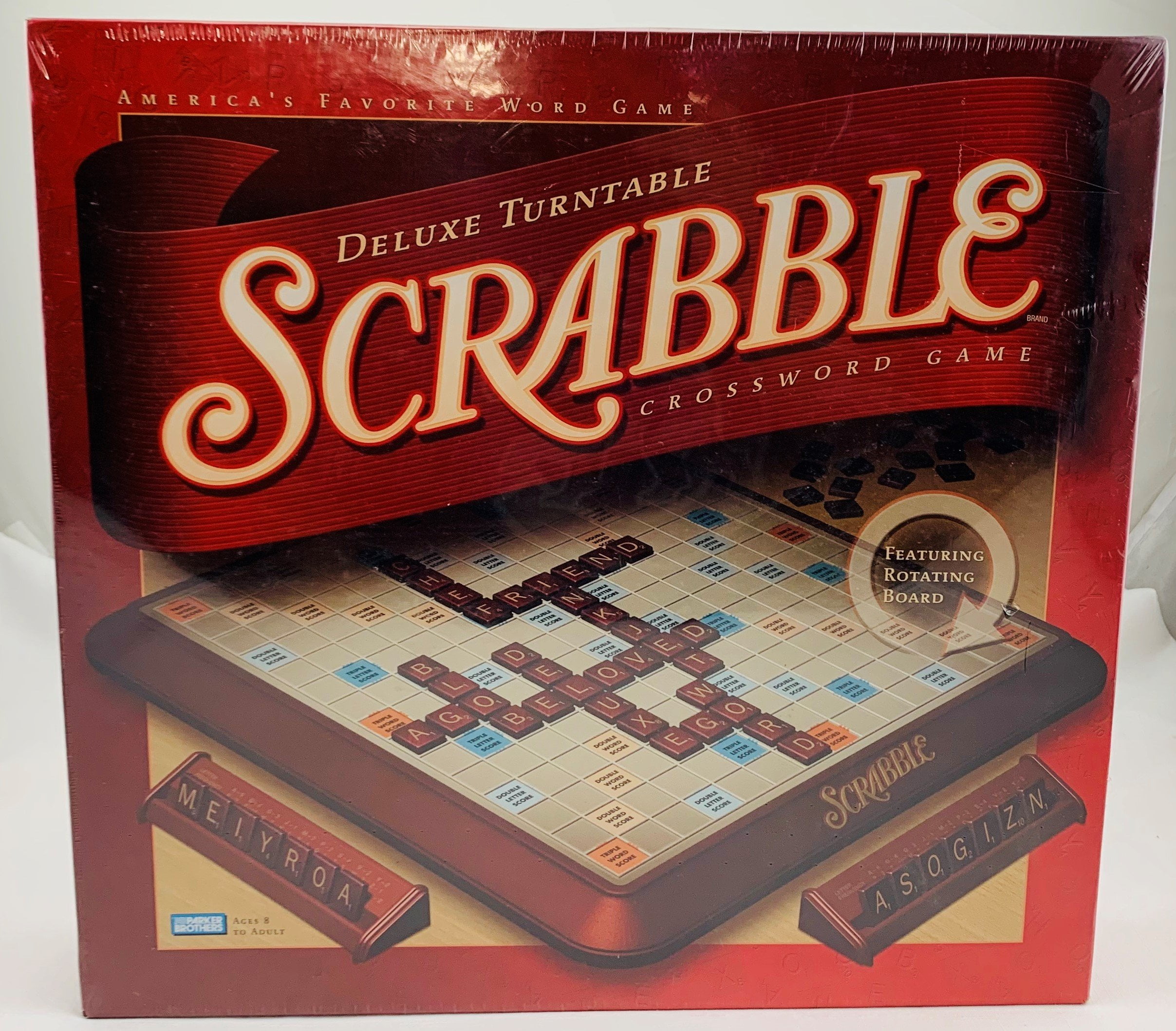 Scrabble Deluxe Turntable Game 2001 Milton Bradley New/Sealed