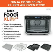 Ninja DT201 Foodi 10-in-1 XL Pro Air Fry Oven, Large Countertop Convection Oven, Digital Toaster Oven, Dehydrate, Reheat, 1800 Watts, Stainless