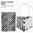 thumbnail image 2 of 10Pcs Paper Gift Bags with Handle Gift Packing Tote Zebra Pattern Paper Bags Novelty Party Tote Bags, 2 of 9