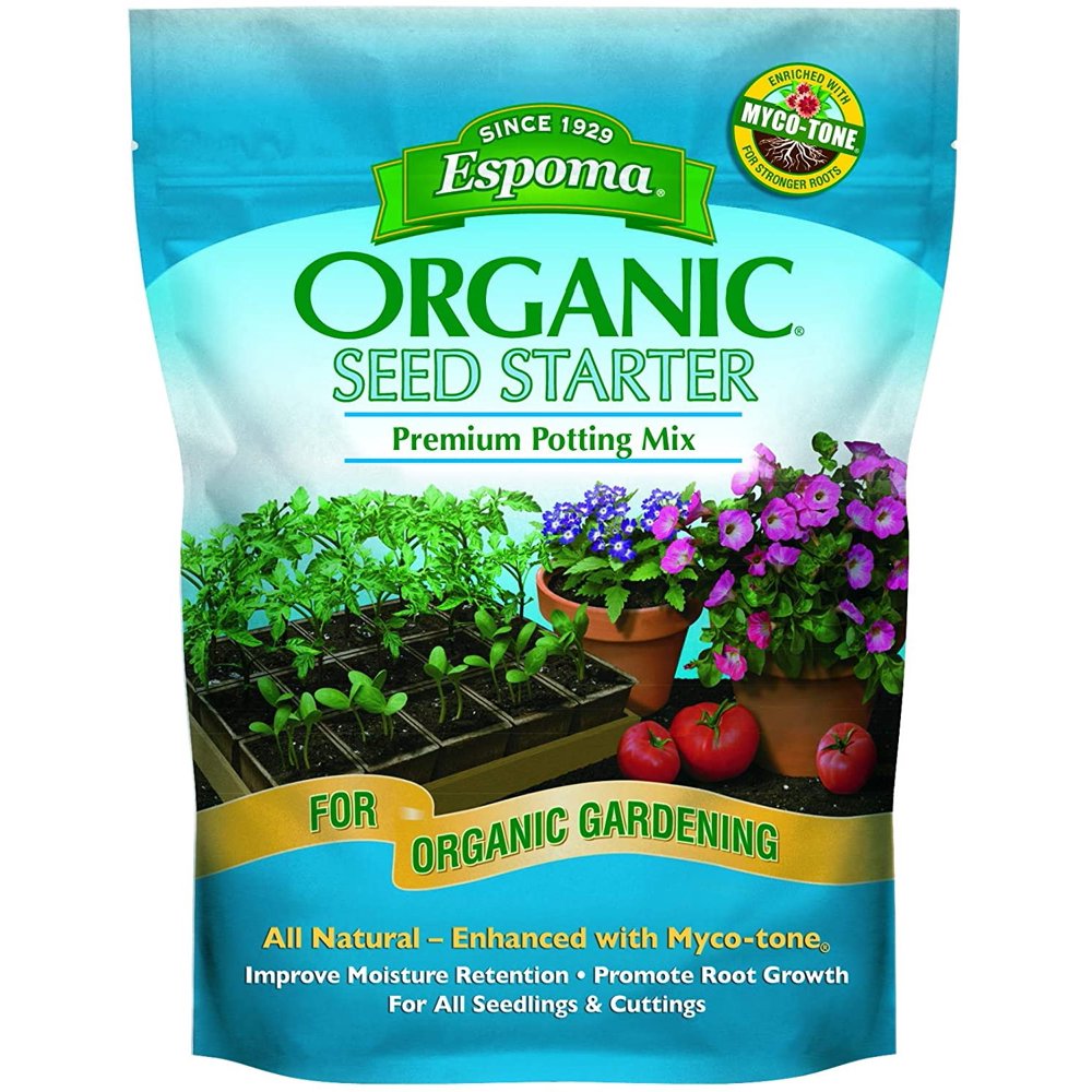 Espoma Seed Starter Potting Mix, Natural & Organic Premium Potting Mix for Seedlings and