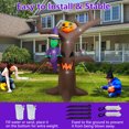 thumbnail image 3 of Firstness 8ft Halloween Inflatable, Witches Ghosts Trees Inflatable with LED Lights for Halloween Outdoor Holiday Yard Decorations, 3 of 7