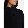 thumbnail image 5 of Ozark Trail Women's and Women's Plus Mock Neck Fleece Jacket, Sizes XS-2X, 5 of 6