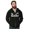 thumbnail image 3 of Christian God and Father Cross Unisex Fleece Graphic Zip Up Hoodie Brisco Brands 5X, 3 of 6