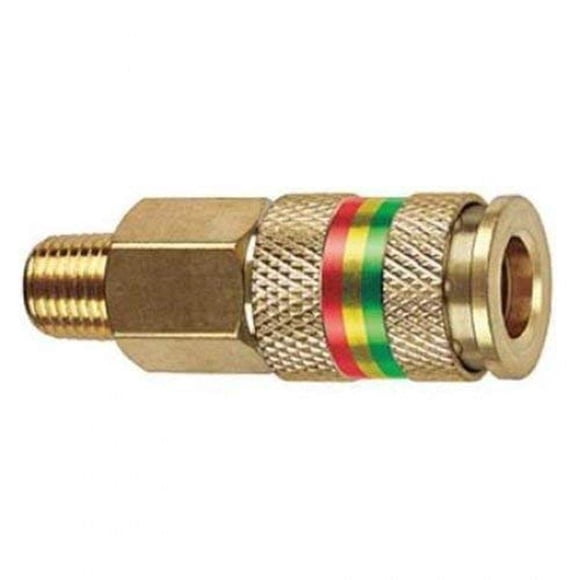 Acoplador de latón Plews Tru-Flate 13-513, 1/4 pulgadas