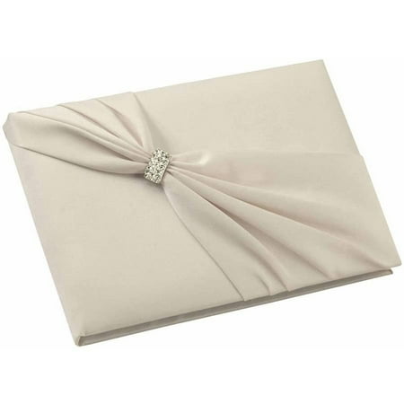 Lillian Rose Ivory Satin Sash Guest Book