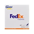 thumbnail image 3 of GeminiJets G2FDX1299 Boeing 777-200LR Commercial Aircraft FedEx - Panda Livery N886FD White with Purple Tail Gemini 200 Series 1 by 200 Diecast Model Airplane, 3 of 3