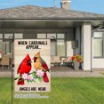 thumbnail image 3 of Remain Unique Cardinals Angels Near Linen Garden Flag for Spring Summer Home Outdoor Garden Yard Door Decor 12x18 inch, 3 of 5
