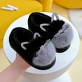 thumbnail image 2 of HNMKIU Kids Indoor Slippers with Backstrap Warm Slippers for Children Cozy Shoes Black,4-4.5 Years, 2 of 7