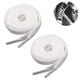 thumbnail image 5 of Cordones Planos De 8 Mm Zapatos Blancos Para Niños Y Niñas Adecuados Para Deportes Y Ocio, Montañismo Y Baloncesto, 5 of 7