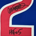 thumbnail image 2 of Framed Autographed/Signed Ryne Sandberg 35x39 HOF 05 Chicago Blue Baseball Jersey JSA COA, 2 of 2