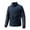 Dark Blue Thermal Cotton Jacket for Men, variant on Mens Thermal Cotton Jacket Workout Long Sleeve Clothes Fashion 2025 Trendy Classic Solid Coat Stand Collar Jacket Lightweight Design Casual Black XXL