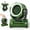 Green, variant on Fimilo Handheld Fan, 5-Speed Hand Fan, 5000mAh Pocket Fan, Foldable 3-in-1 Personal Fan for Home, Office, Travel, Beach & Outdoor (Black)
