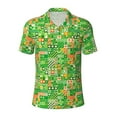 thumbnail image 2 of Daiia St Patrick's Day6 Pattern Men’s Polo Shirts,Solid Deck Shirt,Classic Fit, Breathable Cotton Polo for Casual and Sport Wear-XX-Large, 2 of 7