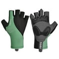 thumbnail image 2 of Gants Rembourrés Demi-Doigt Antidérapants Courts Ouverts avec Dos en Maille, 2 of 2