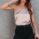 thumbnail image 1 of Camisola sin mangas,Camisetas sin mangas para mujer, Top con un solo hombro, camisetas sin mangas para mujer, grado profesional, 1 of 8