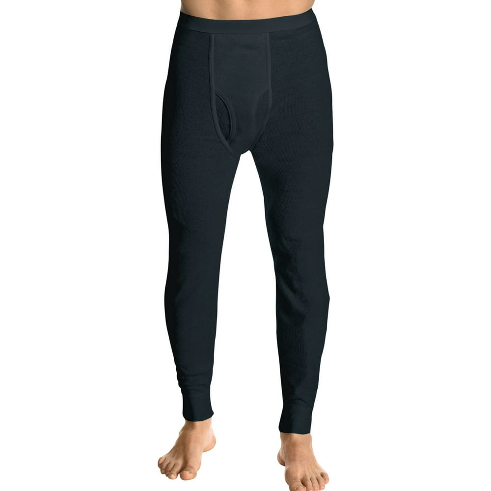 Hanes Hanes Men's Big Red Label XTemp Thermal Pant, Black, Small