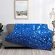 thumbnail image 2 of Fotbe A Blue Glitter Manta de Franela con Estampado, Manta Ultrasuave para Cama, Sofá, Auto, Hipoalergénica y Antibolitas-60"x50", 2 of 6