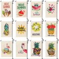 thumbnail image 3 of Bandera de jardín de verano Hello Sunshine de 12 a 18 pulgadas, doble cara, vertical, para exteriores, 3 of 3