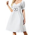 thumbnail image 1 of Vestido de manga corta Iris Apfel, vestidos de fiesta para mujer, vestidos para mujer, vestidos de verano para mujer, 1 of 7
