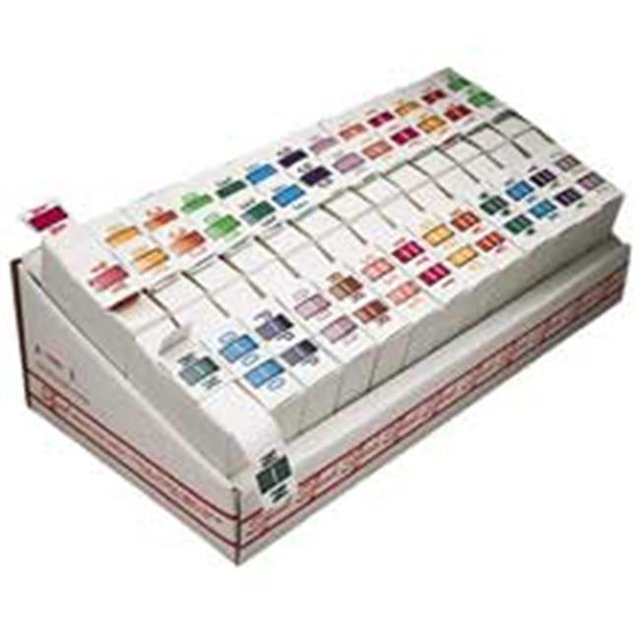 Étiquettes Codées par Couleur - A-Z - 1.25 Po.x1 Po - Assorties