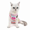 thumbnail image 3 of Mimigo Cat Surgery Recovery Suit For Surgical Abdominal Wounds Home Indoor Pet Clothing E-collar Alternative For Cats After Surgery Pajama Suit, 3 of 5