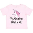 thumbnail image 3 of Inktastic Grandma Loves Me Unicorn Girls Girls Toddler T-Shirt, 3 of 5