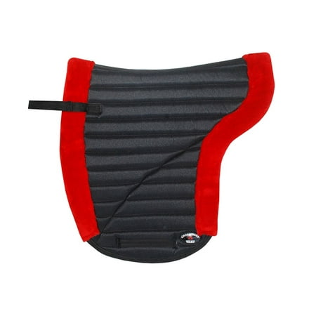 Horse English SADDLE Pad Contour Close Contact Jumping Fleece red 12226RD