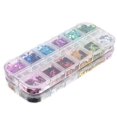 thumbnail image 1 of Nail Art Glitter Sequins Nail Stickers 2 Boxes Heart Shape Decoration Ideal For Art Craft Projects Nail Art Lovers, 1 of 3