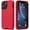 Red, variant on iPhone 12 / iPhone 12 Pro Case Shockproof Dust/Drop Proof 3 in 1 Full Body Rugged Heavy Duty Durable Cover Navy