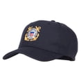 thumbnail image 2 of US Coast Guard Anchors Embroidered Solid Cotton Pro Style Cap - Navy OSFM, 2 of 5