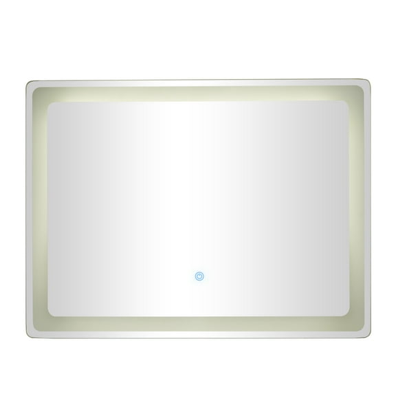 DecMode 32" x 24" Silver LED Mirror
