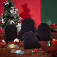 thumbnail image 4 of 50pc Rectangle Velvet Pouches Candy Gift Bags Christmas Party Wedding Favors Bags Black 9x7cm, 4 of 7