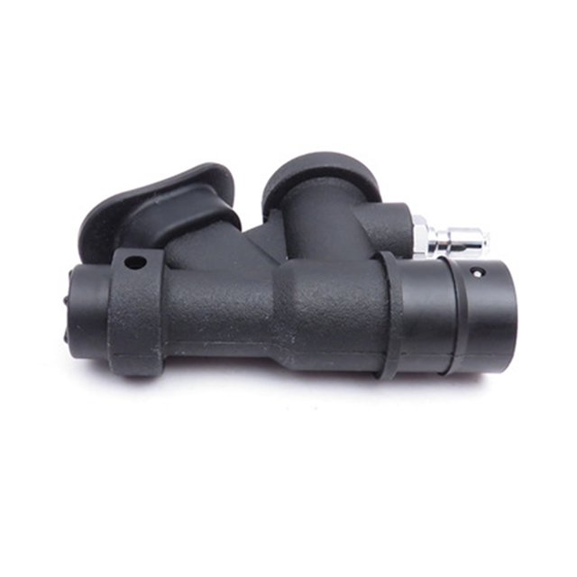 Sonducket Válvula de escape de carga de buceo, inflador giratorio, alivio en forma de K, dispositivo de manguera de vuelo trasero, accesorios de Deportes acuáticos