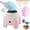 Pink, variant on Cotton Candy Machines,500W Cotton Candy Maker for Kids Candy Floss Sugar Maker Machine Homemade Sweets for Birthday Festival Family Party Christmas Gift