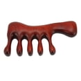 thumbnail image 2 of Peine para el Cabello de Sándalo, Peine de Masaje de Cuero Cabelludo de Madera Portátil de Luz para Oficina Familiary, 2 of 7