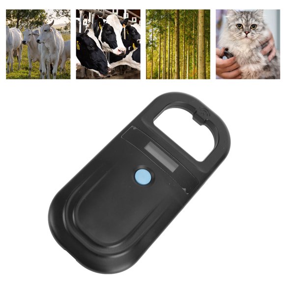Portable Animal ID Scanner, Pet Microchip Scanner Rechargeable134.2KHz Pet Chip ID Scanner for Animal, Pets, Pigs, Dogs, Cats, Support USB C and BT Transmissing