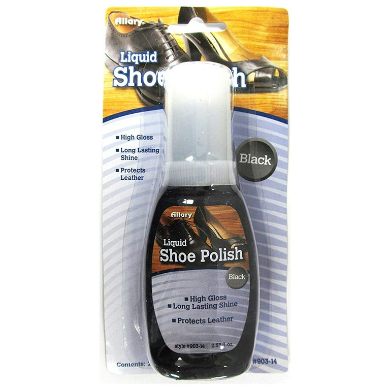Griffin Shoe Polish, Liquid, Black - 2.5 fl oz