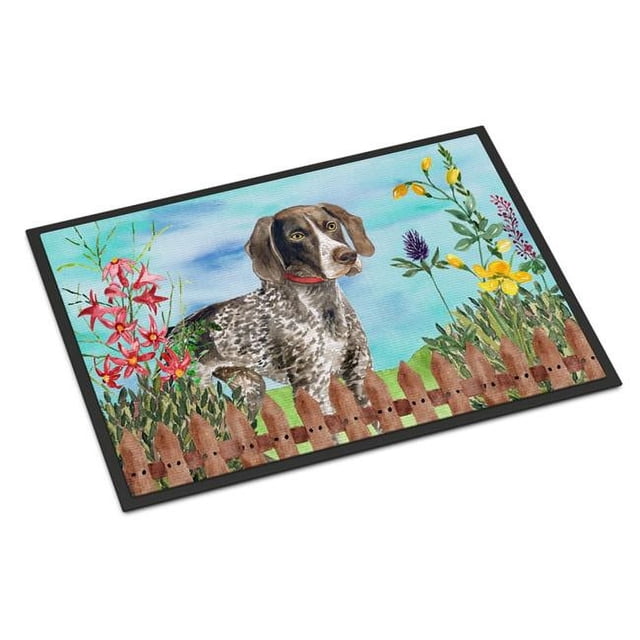 Carolines Treasures CK1203MAT German Shorthaired Pointer Spring Indoor or Outdoor Mat - 18 x 27 in.