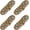 Bronze, variant on Silver Butler Tray Hinge - Heavy Duty Folding Flip Top 180 Degree Hinge for Folding Tables & Furniture Accessories - 3.1x1.16in