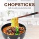 thumbnail image 5 of Wooden Flatware Set, Wooden Portable Set Chopsticks Spoon Fork Tableware Dinnerware with Black Twining Thread, 5 of 5