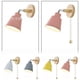 thumbnail image 3 of Lámpara de pared de noche moderna y sencilla con diseño de macarrón, interruptor de cremallera de madera, lámparas de pared decorativas de fondo nórdico para comedor y sala de estar, 3 of 5