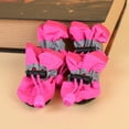 thumbnail image 6 of jiaroswwei 4Pcs/Set Dog Cat Winter Warm Rain Boots Protective Pet Sports Anti-Slip Shoes, 6 of 8