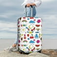 thumbnail image 7 of Fuzoiu Summer Print Suitcase Cover,Washable Luggage Covers for Suitcase,Elastic Luggage Protector Cover,Scratch Resistant Travel Suitcase Covers-Medium, 7 of 7