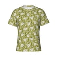 thumbnail image 3 of Naloa Daisies Flowers Men's T-Shirt Sport T-shirt Men's Basic Tee Casual Men's Shirt, Round Neck, Short Sleeves - Large, 3 of 5