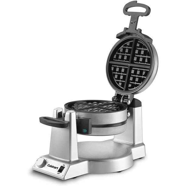 Cuisinart WAFF20 Double Belgian Maker Waffle Iron, Silver Walmart